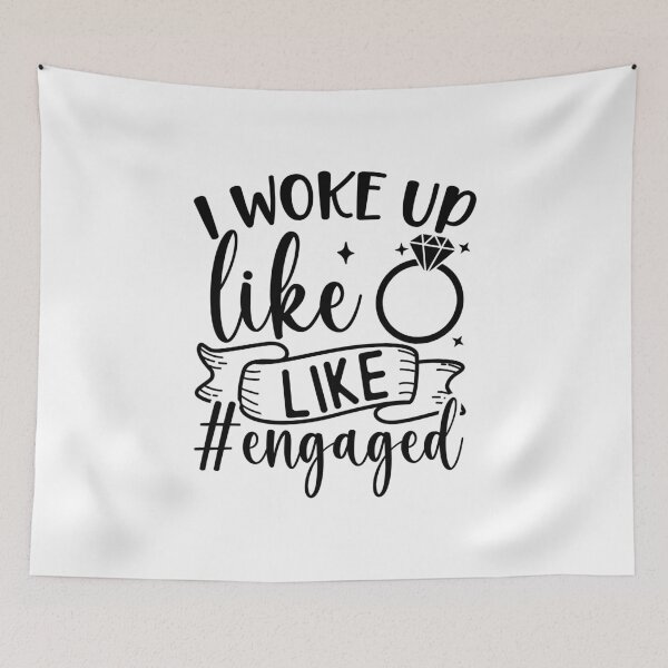 Item preview, I Woke Up Like This Engaged designed and sold by Magico Paco.