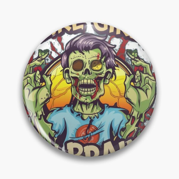 Item preview, I Like girls with brains - Zombie designed and sold by JonathanP514.