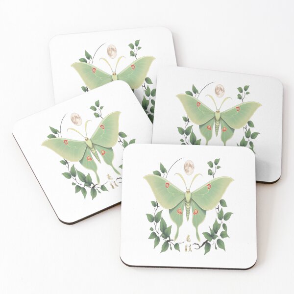 Item preview, chinese moon moth designed and sold by luckybirds.
