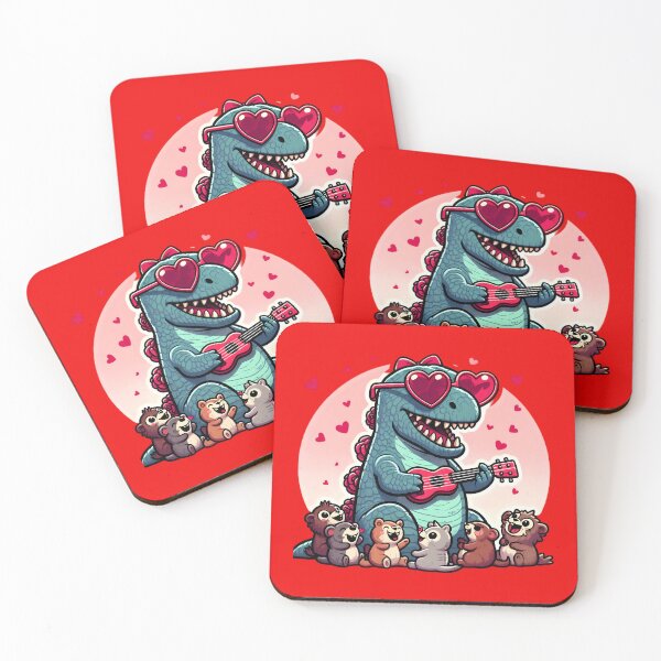 Item preview, Dino Love Serenade designed and sold by AI-Only Creations.