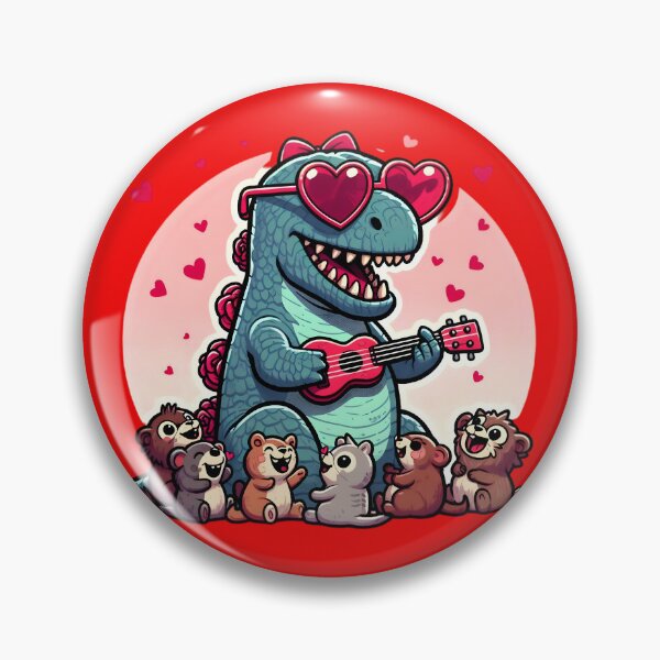 Item preview, Dino Love Serenade designed and sold by AI-Only Creations.