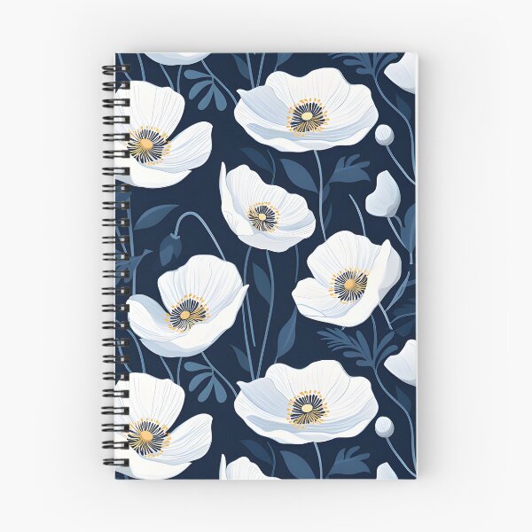 Item preview, White bobby flower seamless pattern designed and sold by varinchai.