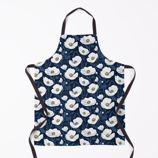 Item preview, White bobby flower seamless pattern designed and sold by varinchai.
