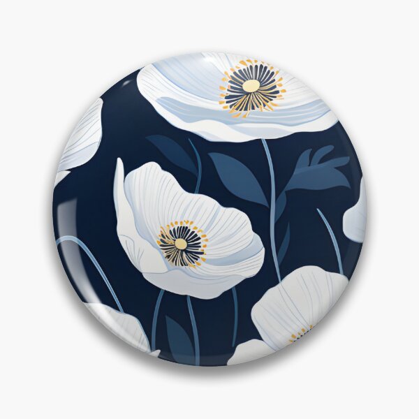 Item preview, White bobby flower seamless pattern designed and sold by varinchai.