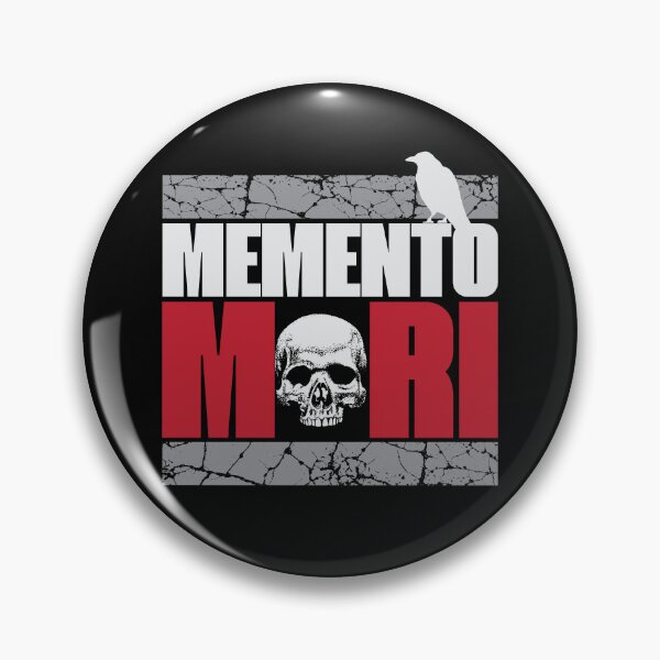Item preview, Memento Mori VI - Skull And Crow - Latin Quote - Stoic Stoicism Philosophy designed and sold by WIZECROW.
