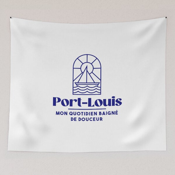 Item preview, Port Louis my daily life - Brittany Morbihan 56 BZH Sea designed and sold by Burning Dog.