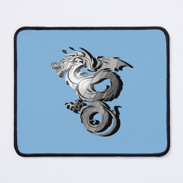 Item preview, Silver Dragon - Metal Style designed and sold by scatharis.