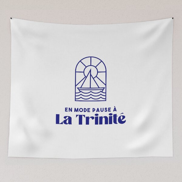 Item preview, La Trinité sur mer in pause mode - Brittany Morbihan 56 BZH Sea designed and sold by Burning Dog.