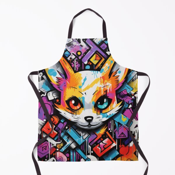 Item preview, Grafitti Inspiration Street Art Fox graffiti geometry designed and sold by Toms Tee.