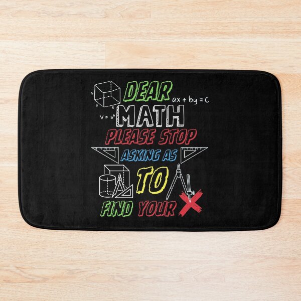 Item preview, Dear Math Please Stop Asking As to Find Your X - Funny Aesthetic Algebra Art designed and sold by Raccoon's World.