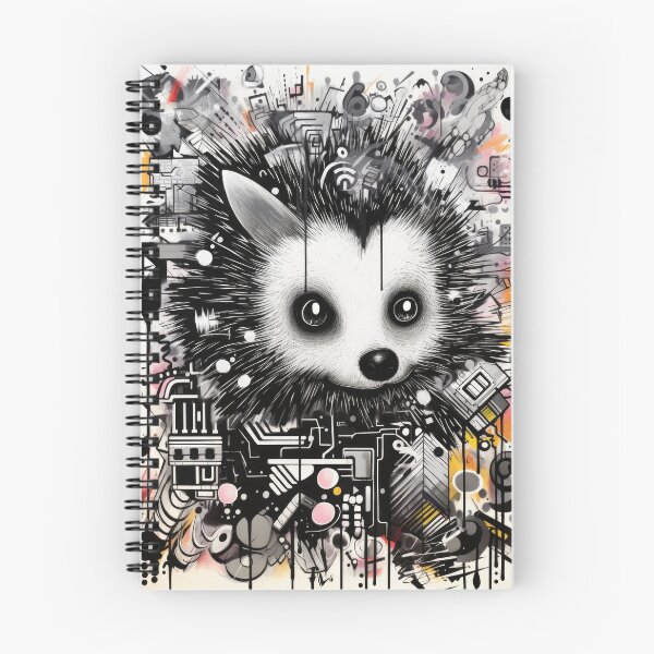 Item preview, Grafitti Inspiration Street Art Hedgehog graffiti designed and sold by Toms Tee.