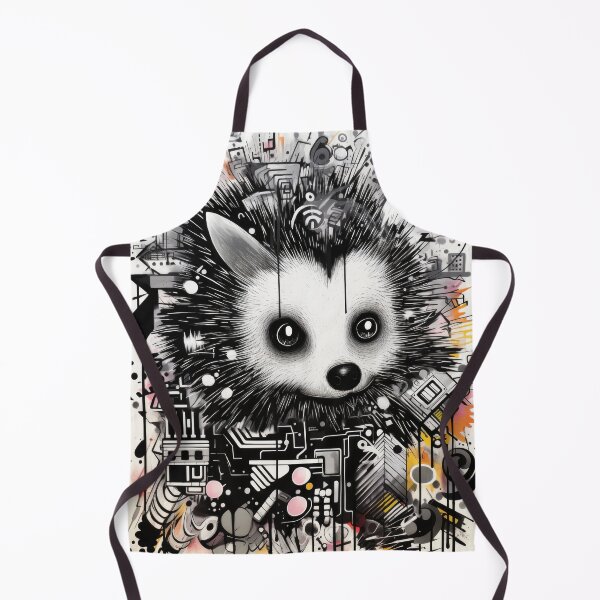 Item preview, Grafitti Inspiration Street Art Hedgehog graffiti designed and sold by Toms Tee.