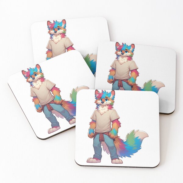 Item preview, Gay Furry Multicolored Pride Fur Rainbow Cosplay designed and sold by kylmllr101684.