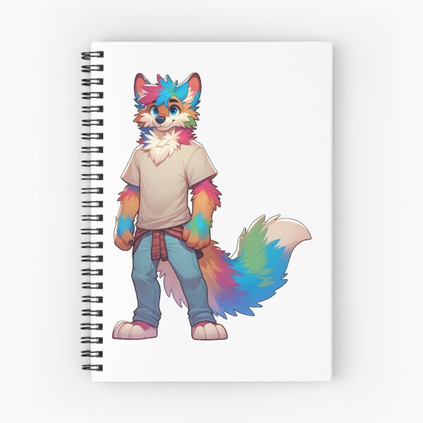 Item preview, Gay Furry Multicolored Pride Fur Rainbow Cosplay designed and sold by kylmllr101684.