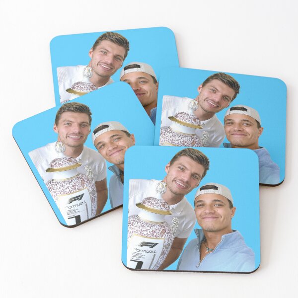 Item preview, Max and Norris F1 Driver with Hungarian Grand Prix Trophy designed and sold by FormulaGTee1.