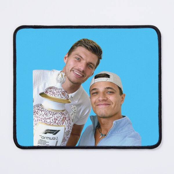 Item preview, Max and Norris F1 Driver with Hungarian Grand Prix Trophy designed and sold by FormulaGTee1.
