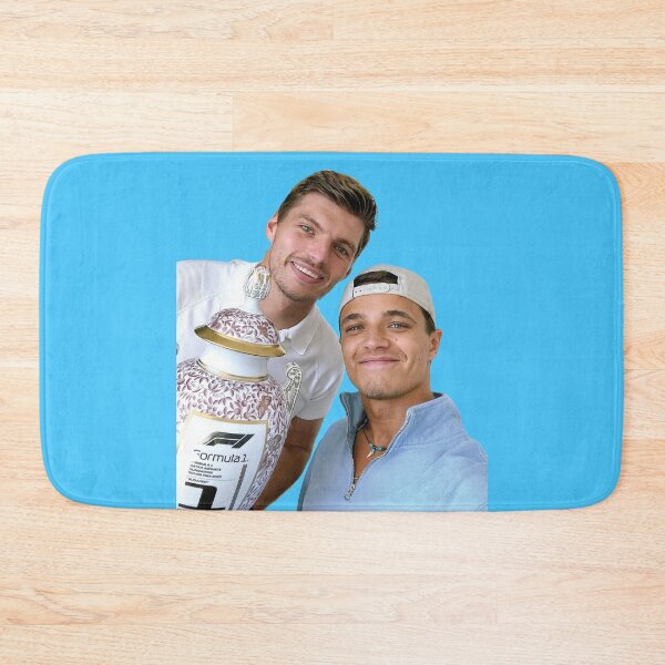 Item preview, Max and Norris F1 Driver with Hungarian Grand Prix Trophy designed and sold by FormulaGTee1.