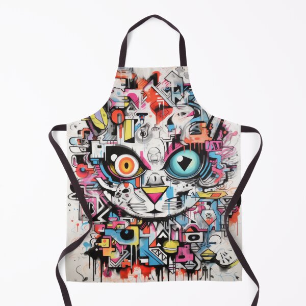 Item preview, Grafitti Inspiration Street Art Lynx Abstract graffiti designed and sold by Toms Tee.