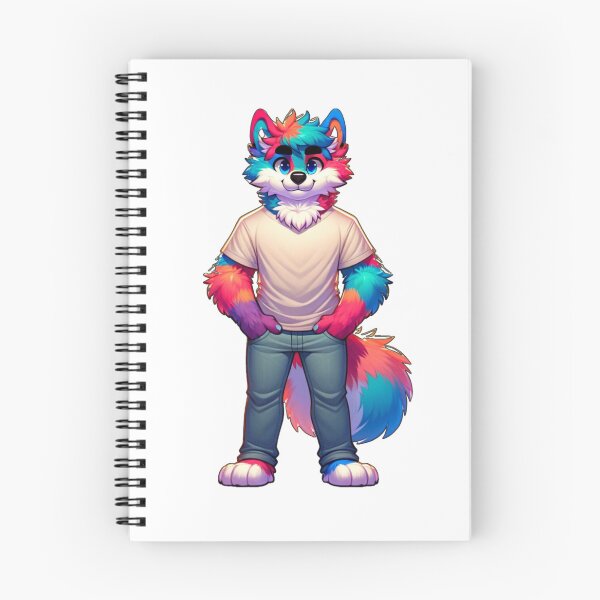 Item preview, Gay Furrie Multicolored Pride Fur Rainbow Cosplay designed and sold by kylmllr101684.