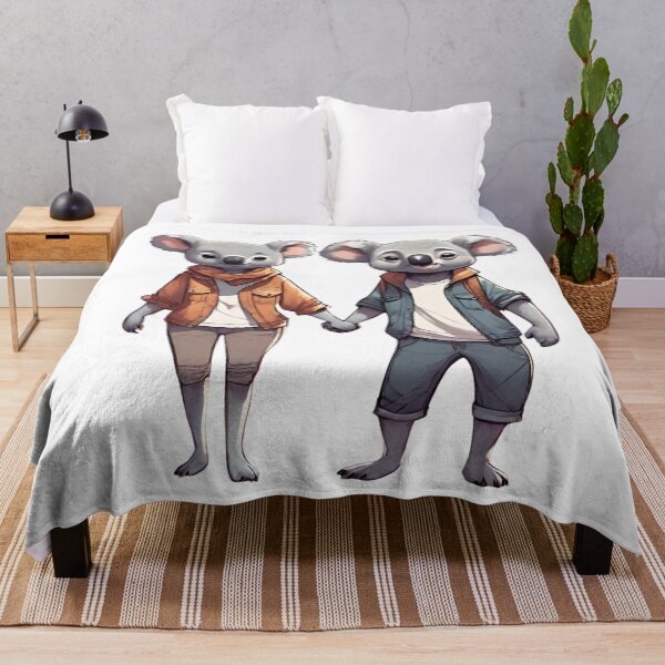 Item preview, The Koala Couple Sharing Warmth T-shirt designed and sold by UandS-Design.