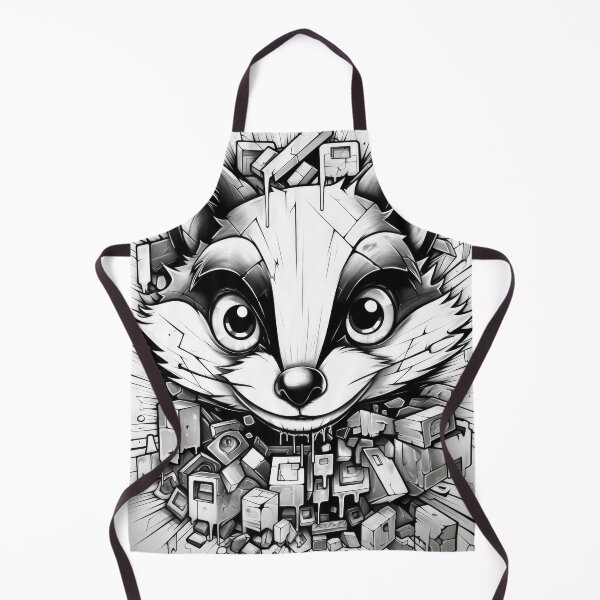 Item preview, Grafitti Inspiration Street Art Raccoon Geometry Graffiti designed and sold by Toms Tee.