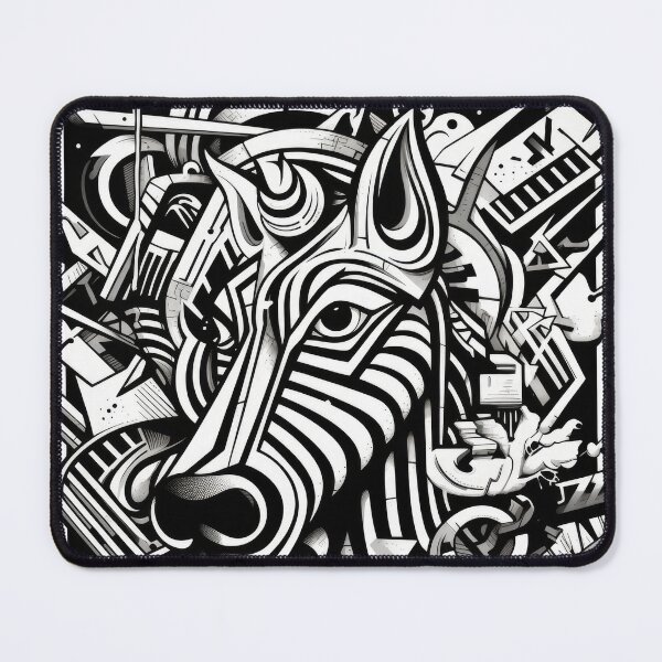 Item preview, Grafitti Inspiration Street Art Zebra abstract graffiti designed and sold by Toms Tee.