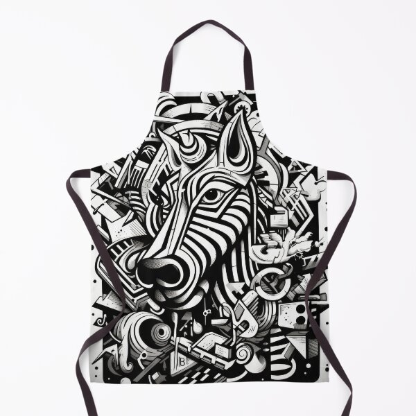 Item preview, Grafitti Inspiration Street Art Zebra abstract graffiti designed and sold by Toms Tee.