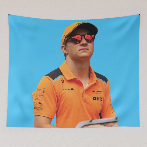 Item preview, Oscar Piastri F1 Driver Serious Face Norris Teammate designed and sold by FormulaGTee1.