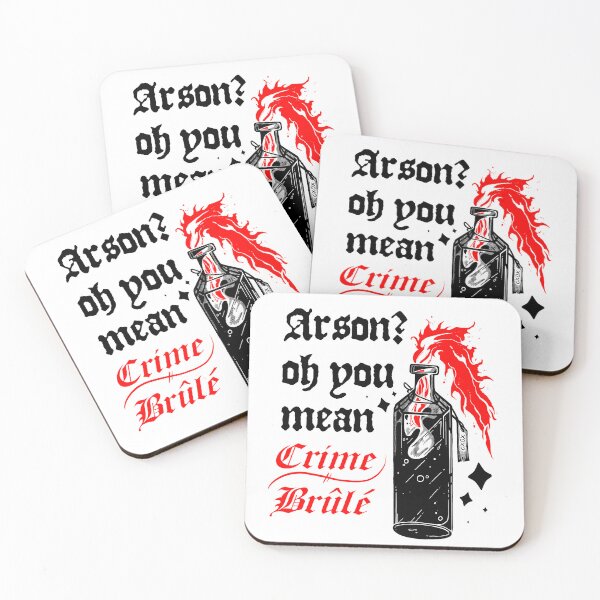 Item preview, Crime brûlé, pun rebel design designed and sold by GoblinGoblin.