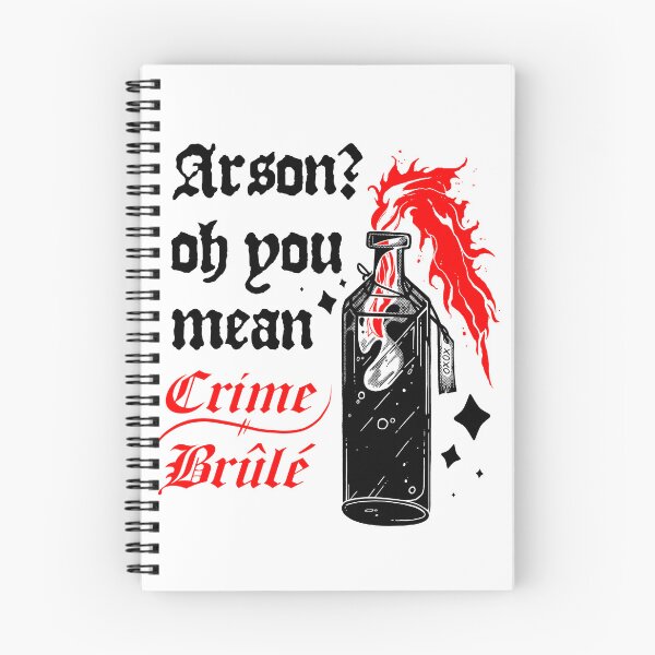 Item preview, Crime brûlé, pun rebel design designed and sold by GoblinGoblin.