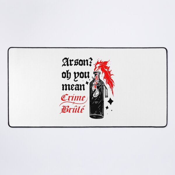 Item preview, Crime brûlé, pun rebel design designed and sold by GoblinGoblin.