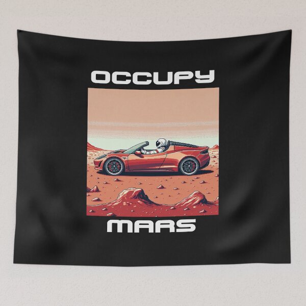 Item preview, spacex occupy mars designed and sold by TEEJAMBOREE.
