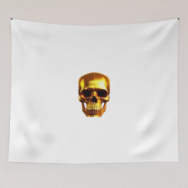 Item preview, neon gold skull designed and sold by Wxjtecki.