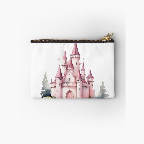 Item preview, Pink castle with pink towers designed and sold by Naturitude.