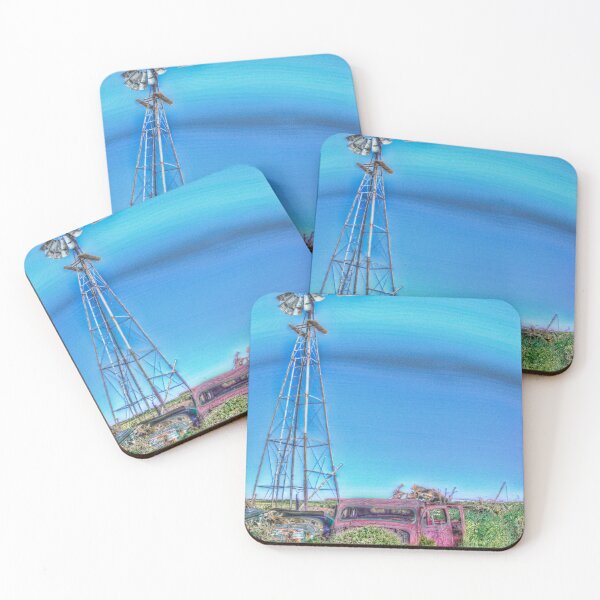 Item preview, Windmill Field Car Big Sky Alberta designed and sold by ColdCreekCanvas.