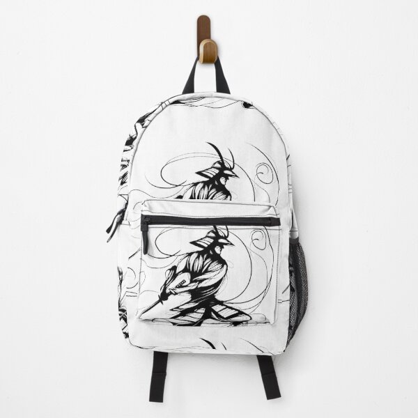 Item preview, Samurai in dynamic pose, swirling lines create motion designed and sold by ArtComixHaven.