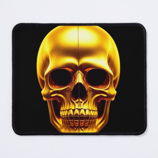 Item preview, neon gold skull designed and sold by Wxjtecki.