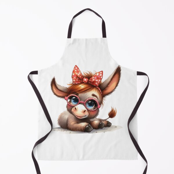 Item preview, Cute Donkey with glasses and bandana designed and sold by fribabywonder.