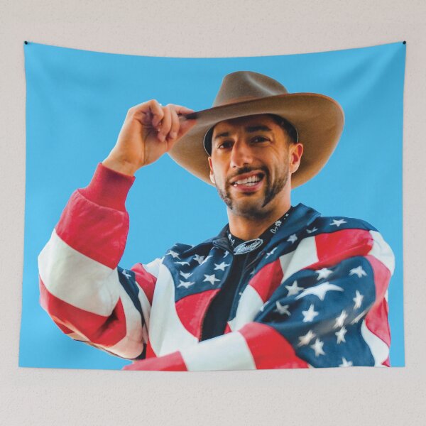 Item preview, Daniel F1 Driver Cowboy USGP Alpha F1 Team Yuki Tsunoda Teammate designed and sold by FormulaGTee1.