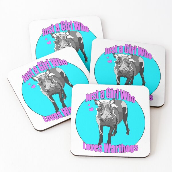 Item preview, Just a Girl Who Loves Warthogs | Gift for Warthog Lover designed and sold by Marian Murdoch.