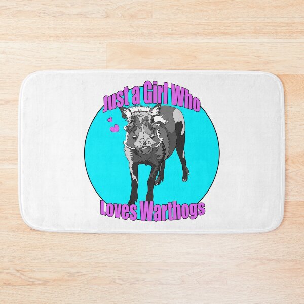 Item preview, Just a Girl Who Loves Warthogs | Gift for Warthog Lover designed and sold by Marian Murdoch.