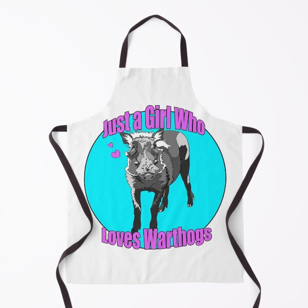 Item preview, Just a Girl Who Loves Warthogs | Gift for Warthog Lover designed and sold by Marian Murdoch.