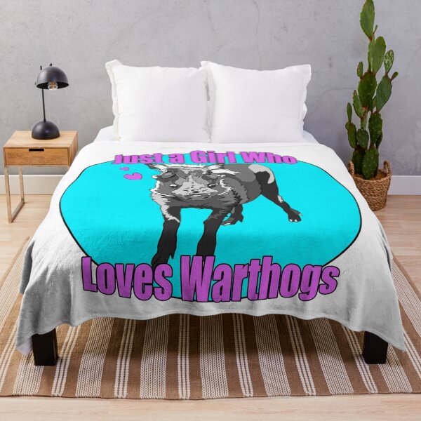 Item preview, Just a Girl Who Loves Warthogs | Gift for Warthog Lover designed and sold by Marian Murdoch.