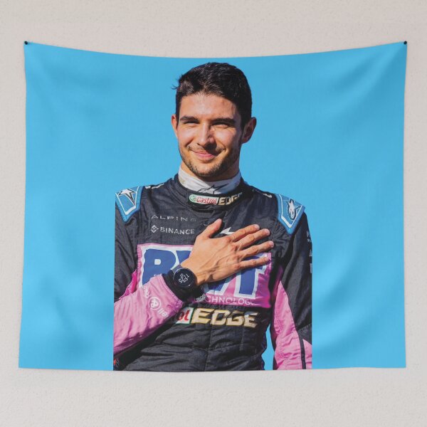 Item preview, Esteban Ocon F1 Driver in Race Suit Alpine F1 Team Pierre Gasly designed and sold by FormulaGTee1.