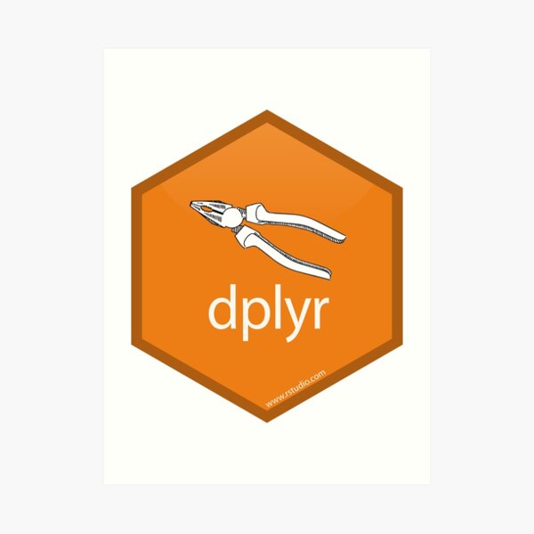 dplyr Hex Logo Art Print