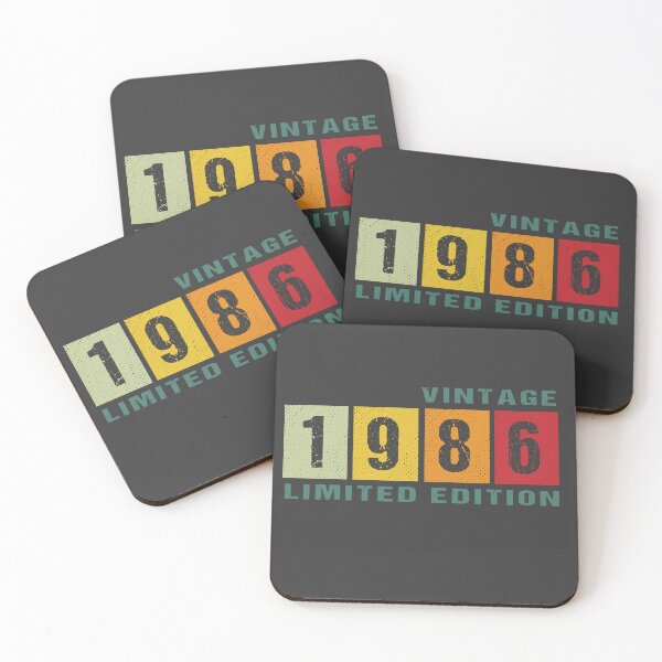 Item preview, Vintage Birthday Born In 1986 Limited Edition designed and sold by Crea-mood.