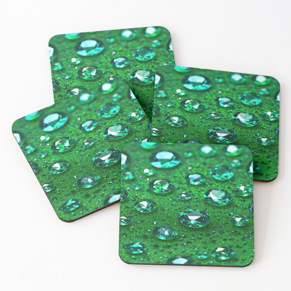 Artikelvorschau, Green Sapphire Gemstone Pattern entworfen und verkauft von TheArtOfPat.