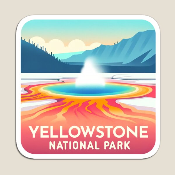 Item preview, Yellowstone National Park designed and sold by My-Sticker-Shop.
