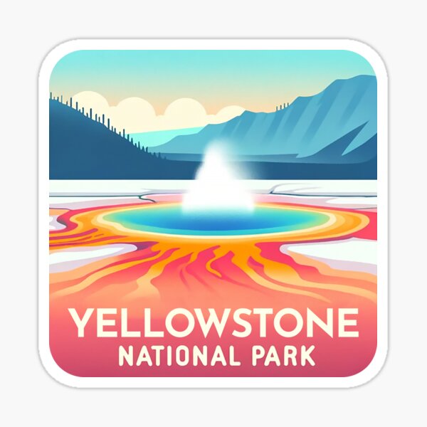 Item preview, Yellowstone National Park designed and sold by My-Sticker-Shop.
