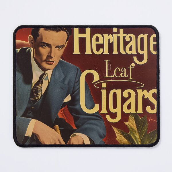 Item preview, Refined Gentleman's Choice - Vintage Cigar Advertisement Poster designed and sold by David Balzen.